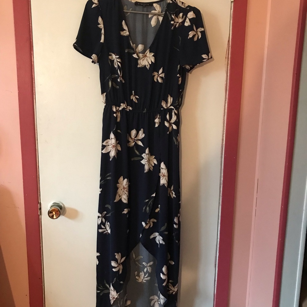 Floral Navy Dress